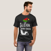 The Sleigh Content Creator Christmas Holidays Wor T-shirt (Voorkant volledig)