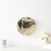 The Sleigh Ride, 1896 (olie op doek) Ronde Klok (Huis)