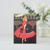 The Slippers of Cinderella door Aubrey Beardsley P Briefkaart (Staand voorkant)