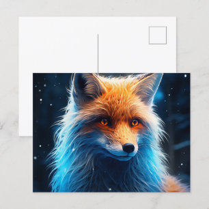 The Sly Charm of the Lone Fox Briefkaart