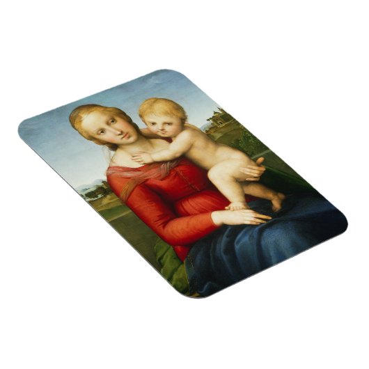 The Small Cowper Madonna, c.1505 (olie op het pane Magneet (Rechterzijde)