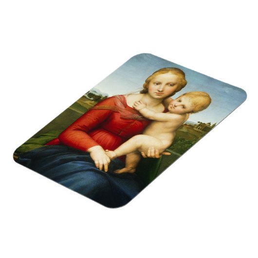 The Small Cowper Madonna, c.1505 (olie op het pane Magneet (Linkerzijde)