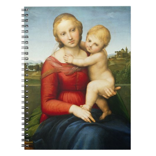 The Small Cowper Madonna, c.1505 (olie op het pane Notitieboek (Voorkant)