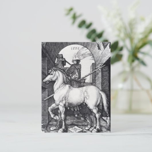 The Small Horse by Albrecht Durer Briefkaart (Staand voorkant)