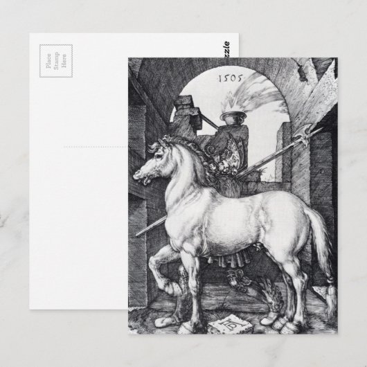 The Small Horse by Albrecht Durer Briefkaart (Voorkant / Achterkant)