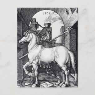 The Small Horse by Albrecht Durer Briefkaart