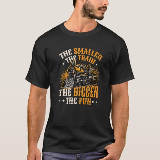 The Smaller The Train T-shirt (Voorkant)
