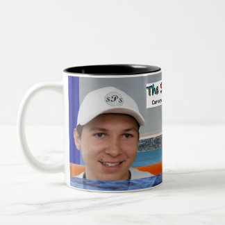 THE SMARTLYS Preston & Caddy Mug with Logo Tweekleurige Koffiemok