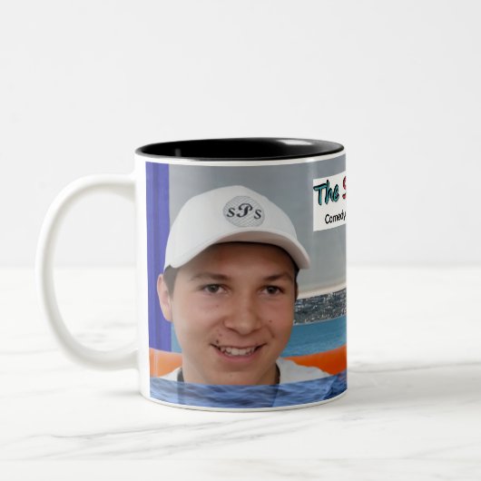 THE SMARTLYS Preston & Caddy Mug with Logo Tweekleurige Koffiemok (Links)