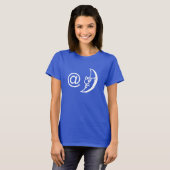 @The Smiling Crescent Moon T-shirt (Voorkant volledig)