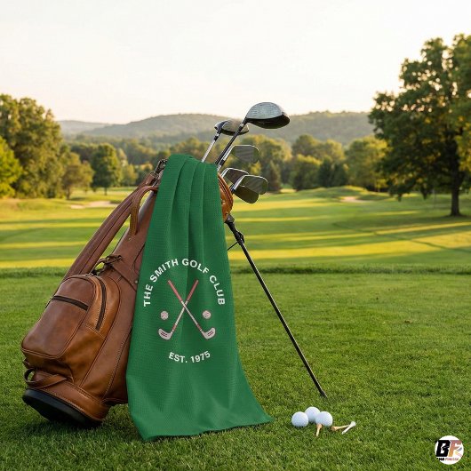 The Smith Golf Club - Opgericht in 1975 Aangepaste Golfhanddoek