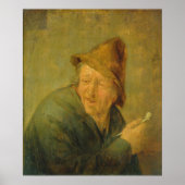 The Smoker, 1640 Poster (Voorkant)