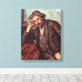 The Smoker, 1891-92 Canvas Afdruk (Insitu (Houten vloer))
