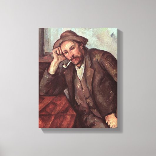 The Smoker, 1891-92 Canvas Afdruk (Voorkant)