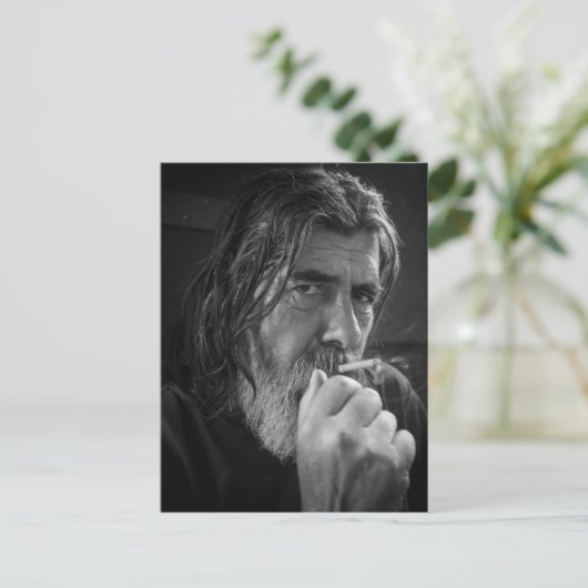 THE SMOKING MAN BRIEFKAART (Staand voorkant)