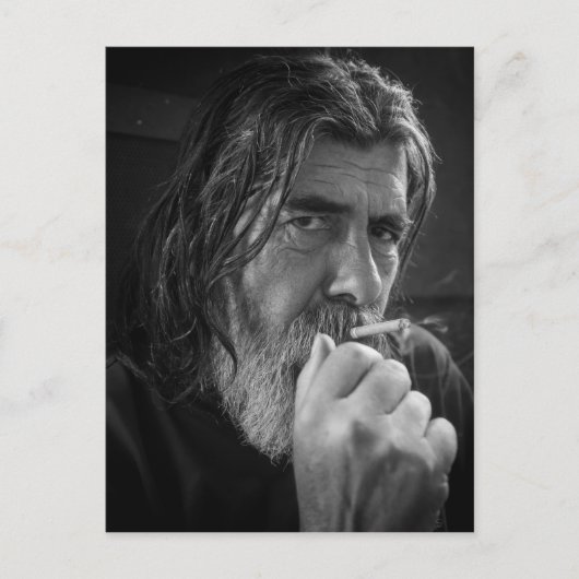 THE SMOKING MAN BRIEFKAART (Voorkant)