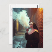 The Smoking Nun Briefkaart (Voorkant / Achterkant)