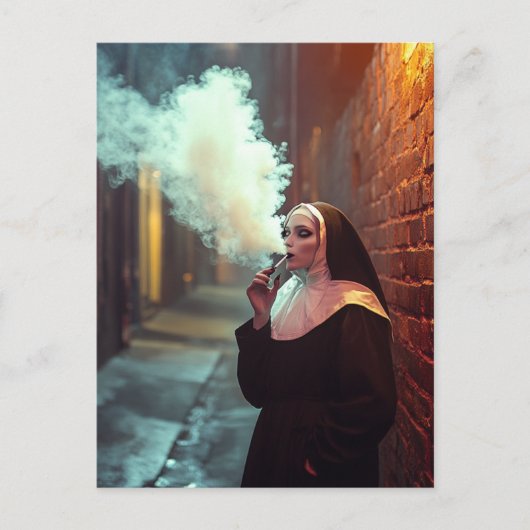 The Smoking Nun Briefkaart (Voorkant)