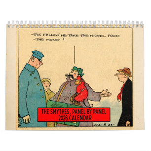 "The Smythes" Paneel-voor-paneel 2026 Muurkalender Kalender
