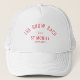 The Snow Bach Ski Theme Bachelorette Trucker Pet