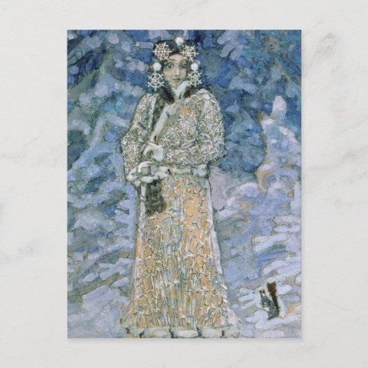 The Snow Maiden, een schets voor de opera Briefkaart (Voorkant)