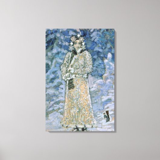 The Snow Maiden, een schets voor de opera Canvas Afdruk (Voorkant)