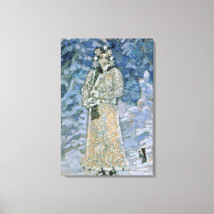 The Snow Maiden, een schets voor de opera Canvas Afdruk