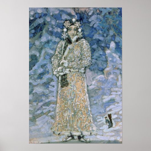 The Snow Maiden, een schets voor de opera Poster (Voorkant)