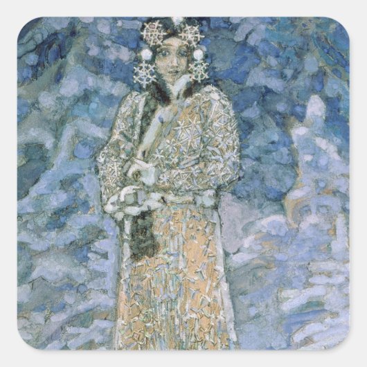The Snow Maiden, een schets voor de opera Vierkante Sticker (Voorkant)