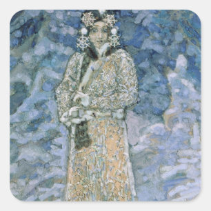 The Snow Maiden, een schets voor de opera Vierkante Sticker