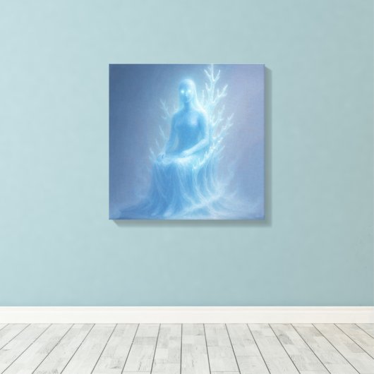 The Snow Oracle Canvas Afdruk (Insitu (Houten vloer))