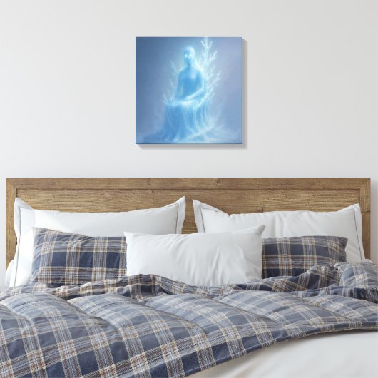 The Snow Oracle Canvas Afdruk (Insitu (Slaapkamer))