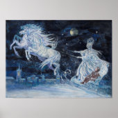 "The Snow Queen"-afbeelding door Elena Ringo Poster (Voorkant)