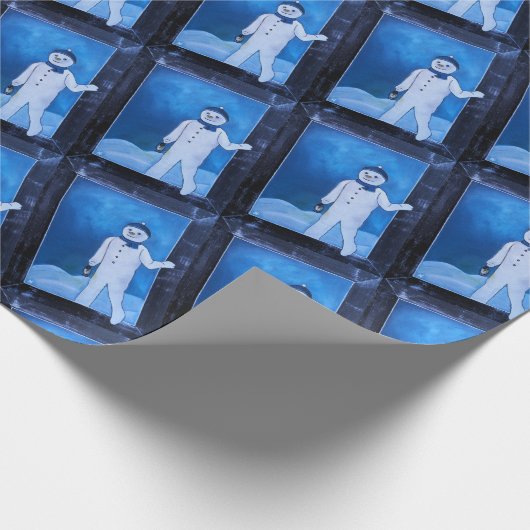 The Snowman's Escape Painting by Alfred Fox Cadeaupapier (Hoek)