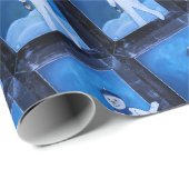 The Snowman's Escape Painting by Alfred Fox Cadeaupapier (Rol Hoek)