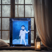 The Snowman's Escape Painting by Alfred Fox Kaart