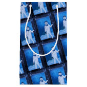 The Snowman's Escape Painting by Alfred Fox Klein Cadeauzakje (Voorkant)