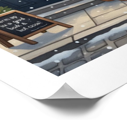 The snowy shelf poster (Hoek)