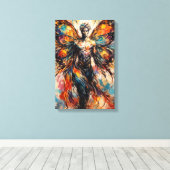 The Sock That Dreamed of Flight Canvas Afdruk (Insitu (Houten vloer))