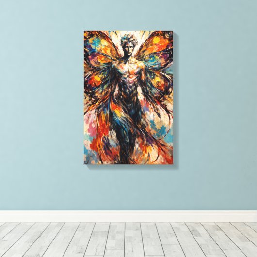 The Sock That Dreamed of Flight Canvas Afdruk (Insitu (Houten vloer))