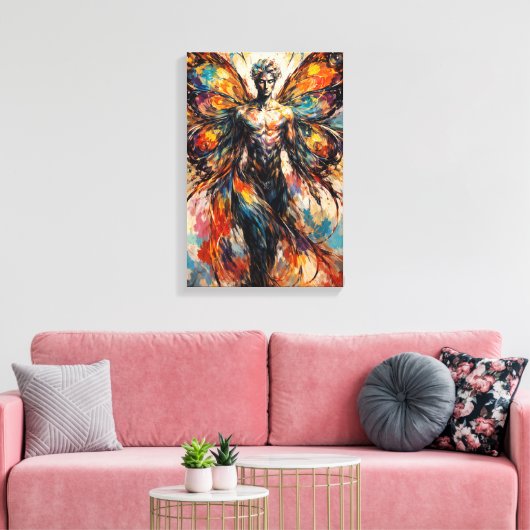 The Sock That Dreamed of Flight Canvas Afdruk (Insitu (Woonkamer))