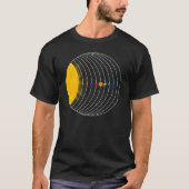 The Solar system T-shirt (Voorkant)