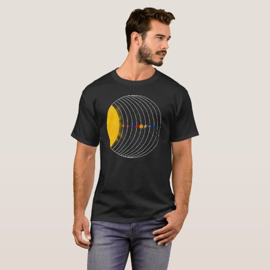 The Solar system T-shirt (Voorkant volledig)