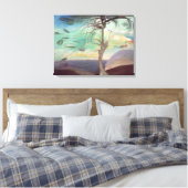 The Solitary Cedar, 1907 Canvas Afdruk (Insitu (Slaapkamer))