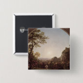 The Solitary Cross, 1845 Vierkante Button 5,1 Cm (Voorkant /achterkant)