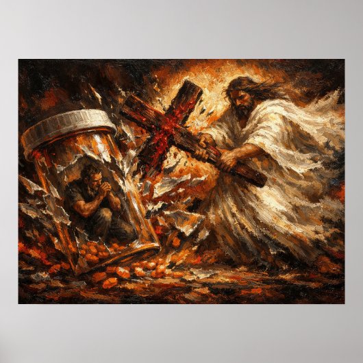 The Solution: Divine Breakthrough Recovery Art Poster (Voorkant)