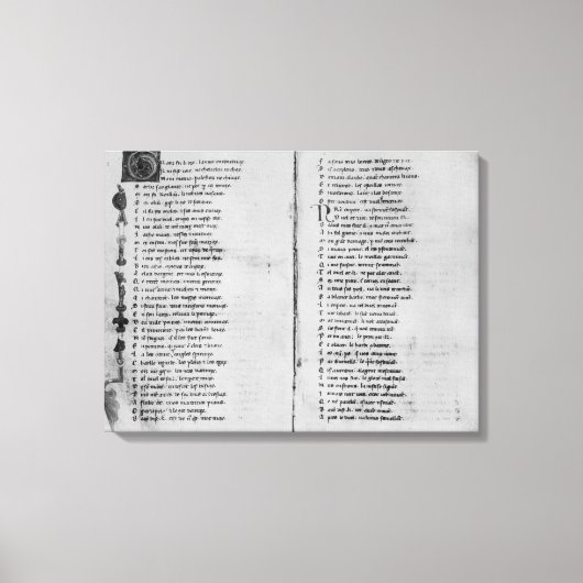 The Song of Roland" Canvas Afdruk (Voorkant)