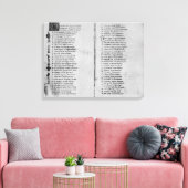 The Song of Roland" Canvas Afdruk (Insitu (Woonkamer))