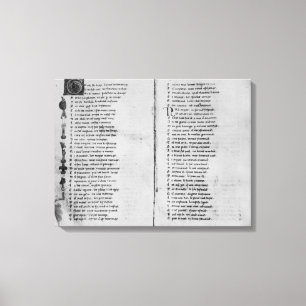 The Song of Roland" Canvas Afdruk