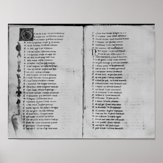 The Song of Roland" Poster (Voorkant)